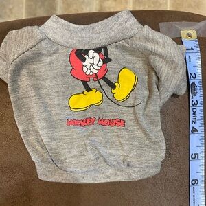 Disney Gray Dog Sweater with Mickey Mouse Design
